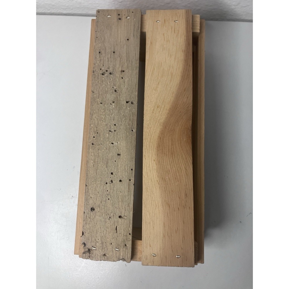 TDK THE WHEREHOUSE Cassette Tape Box Wooden Storage Case Crate Holds 12 Tapes - Picture 7 of 7